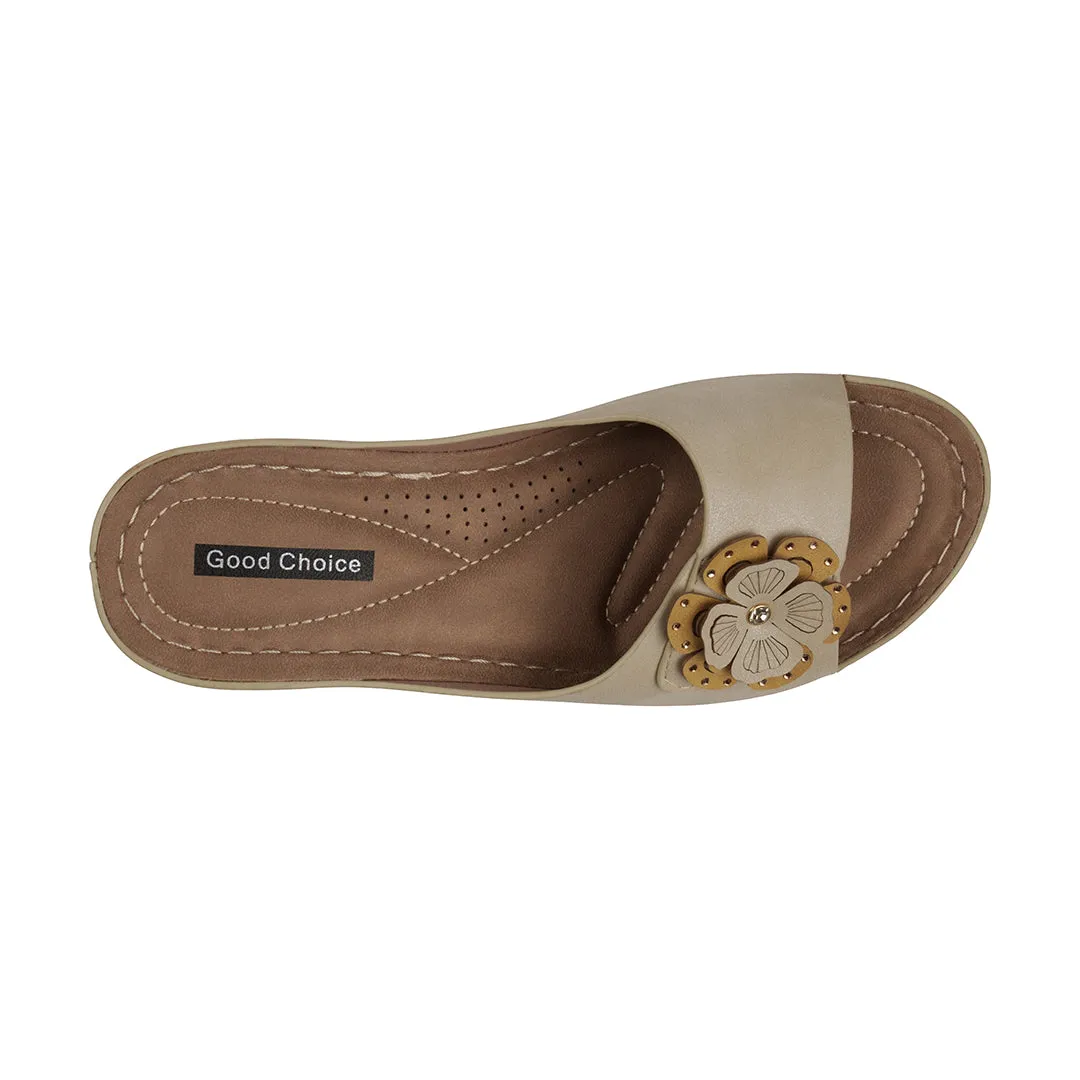 Naples Natural Wedge Sandal