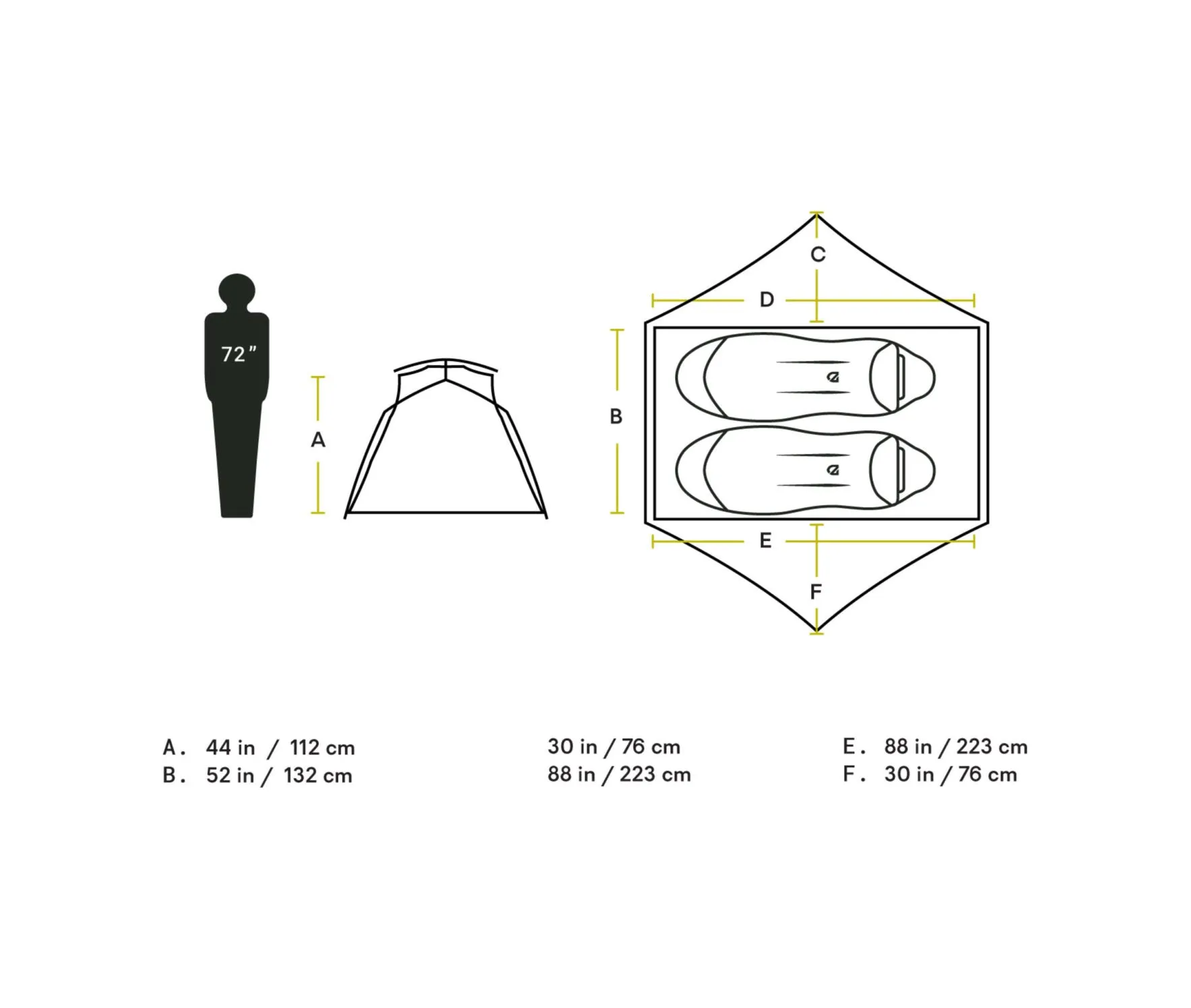 Nemo Aurora Hiking Tent (2-person) Hire