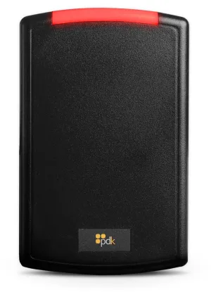 PDK-RGPB: Red Single-Gang High Security Proximity Reader (Mobile Credential Capable)