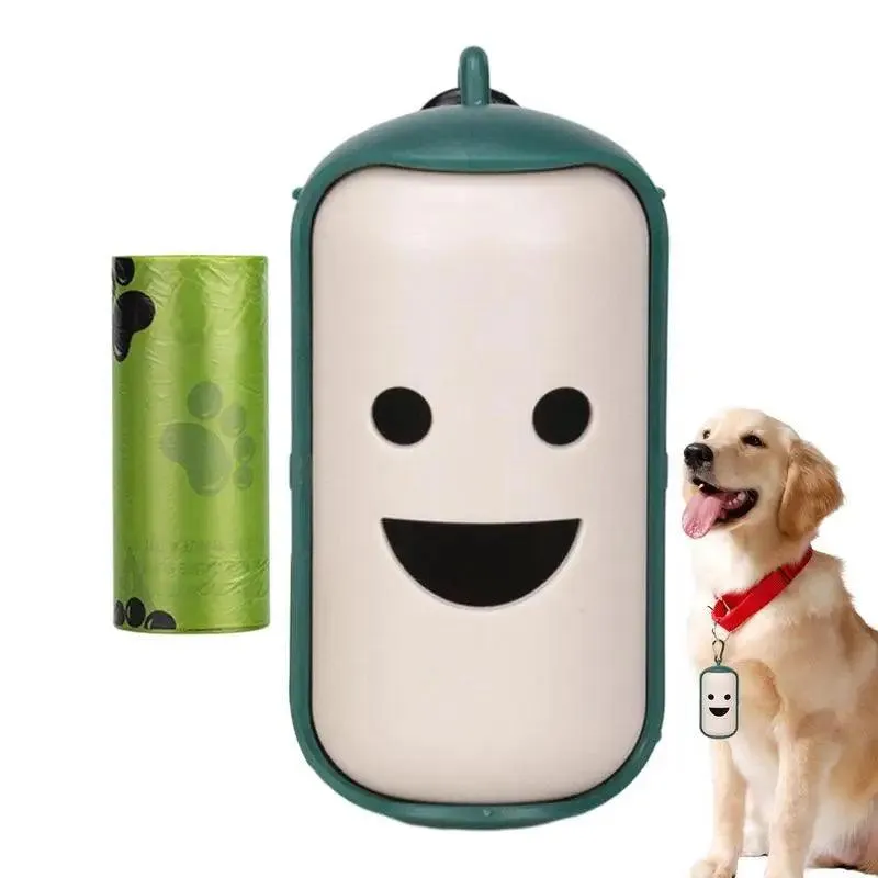 Pet Waste Bag Dispenser with Leash Clip