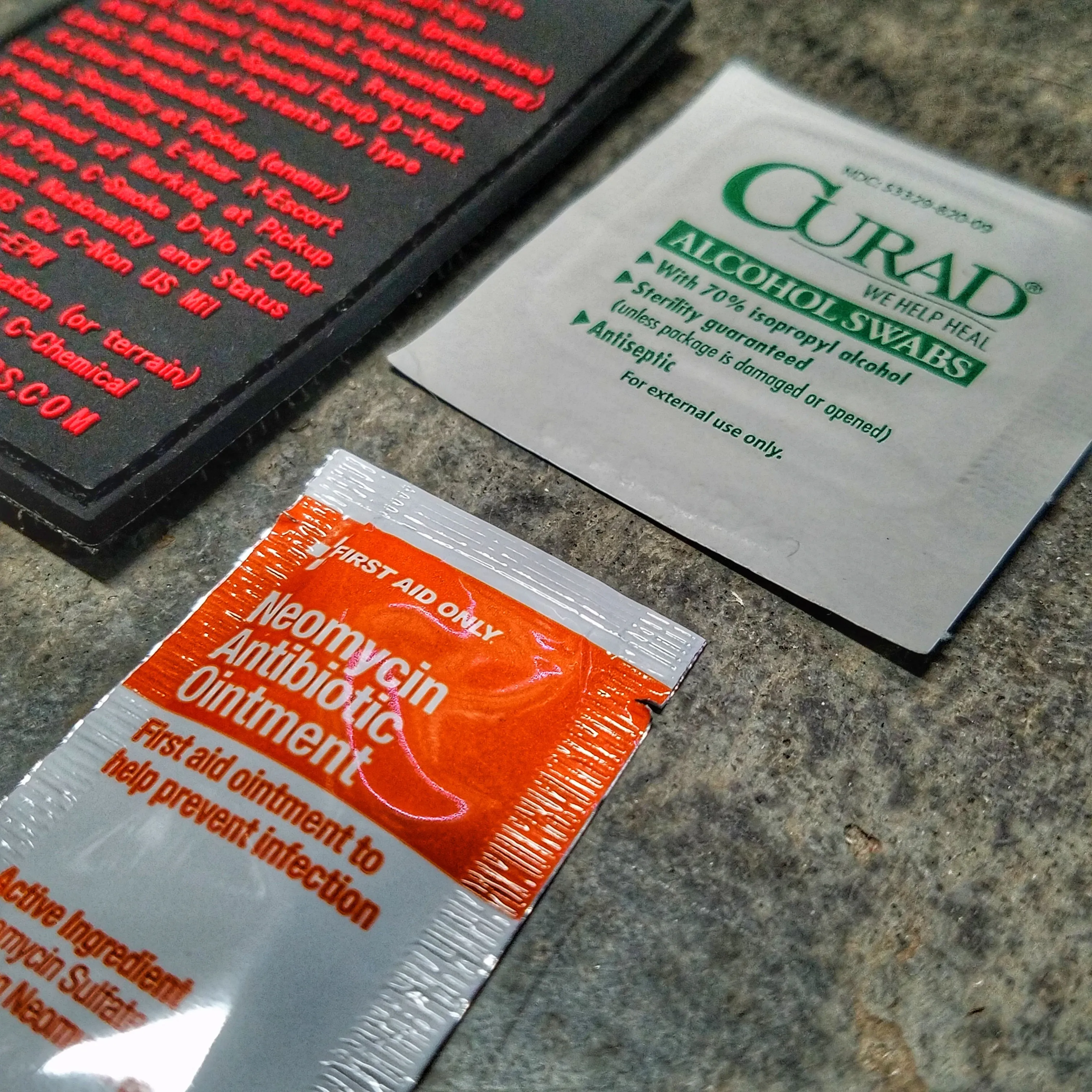 Rescue Patch Kit: emergency tools and last resort first-aid