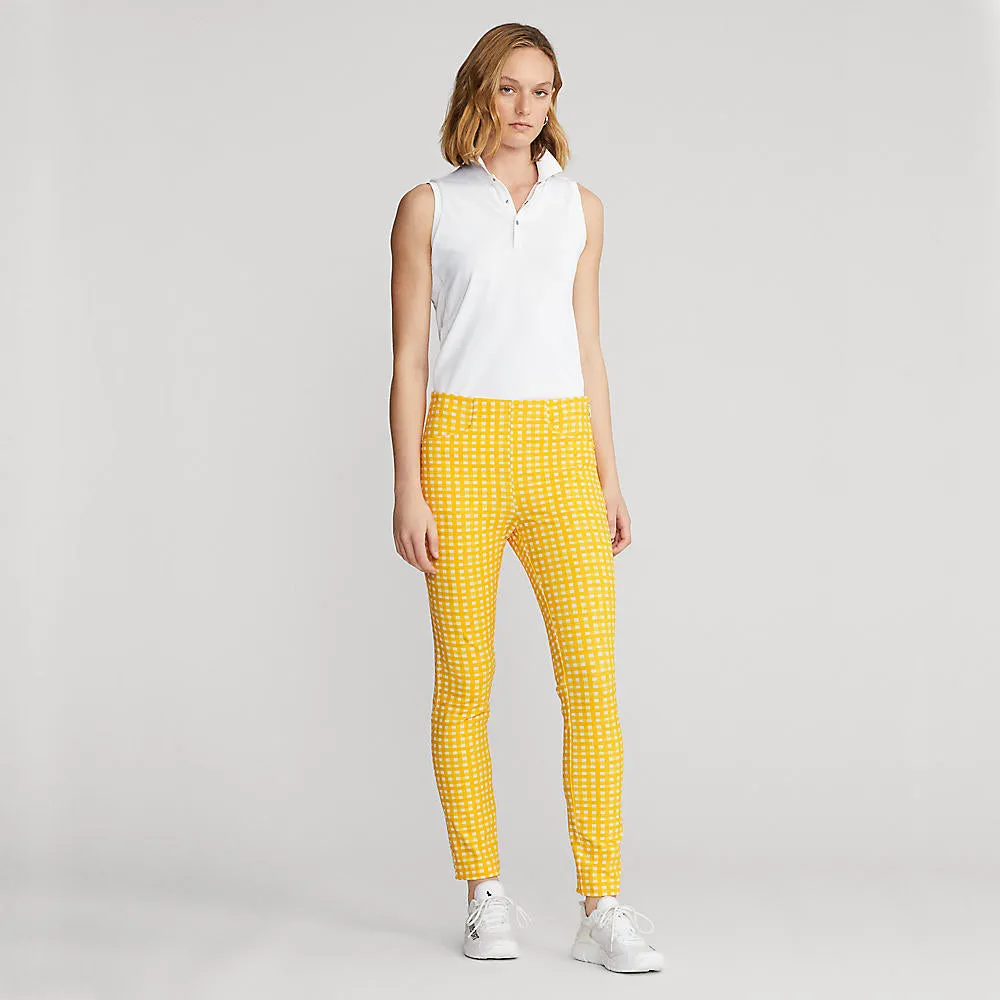 RLX Ralph Lauren Women's Printed Eagle Pants - Yellow Fin Gingham