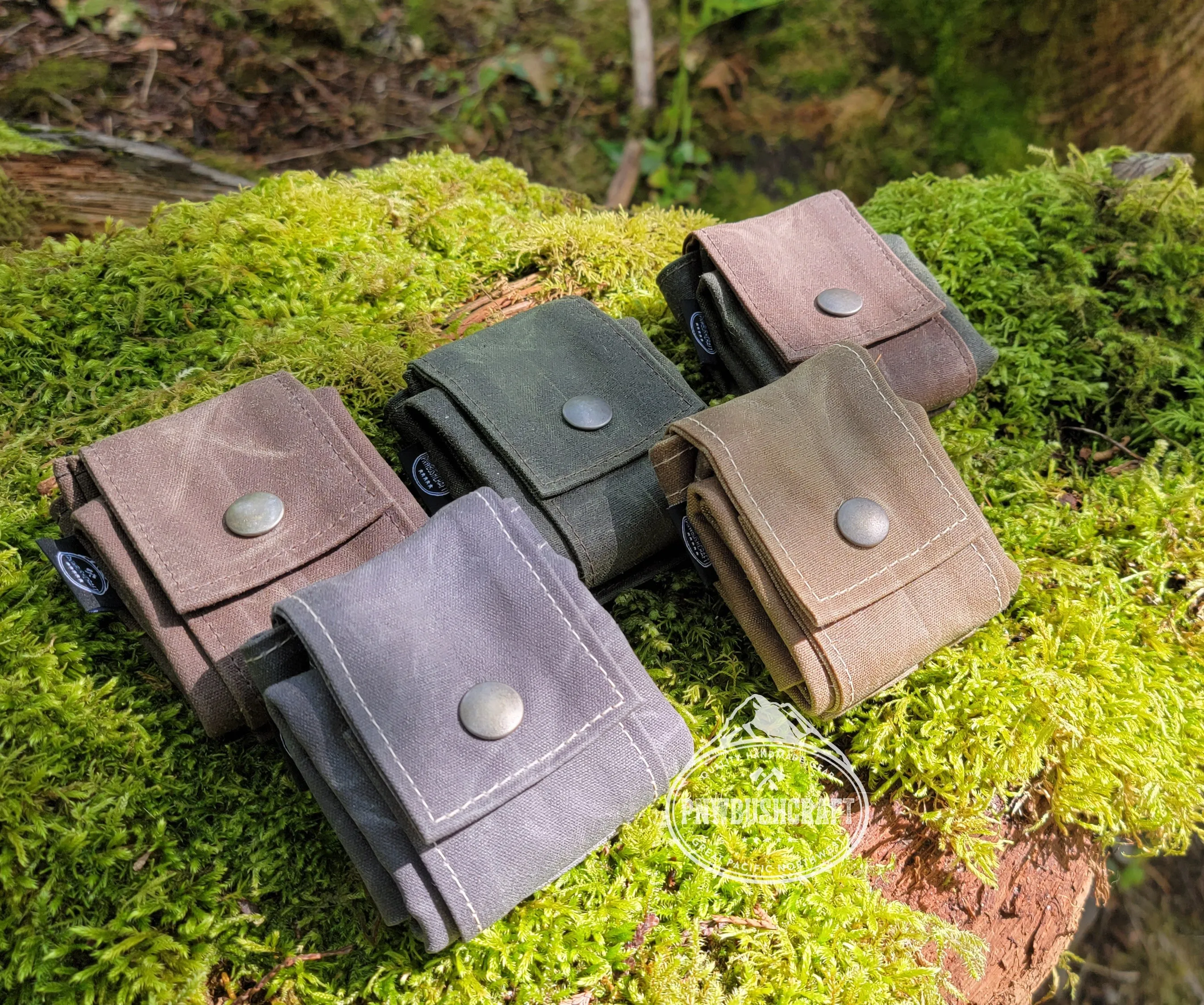 Rugged Waxed Canvas Foraging Bag, Hip Pouch by PNWBUSHCRAFT