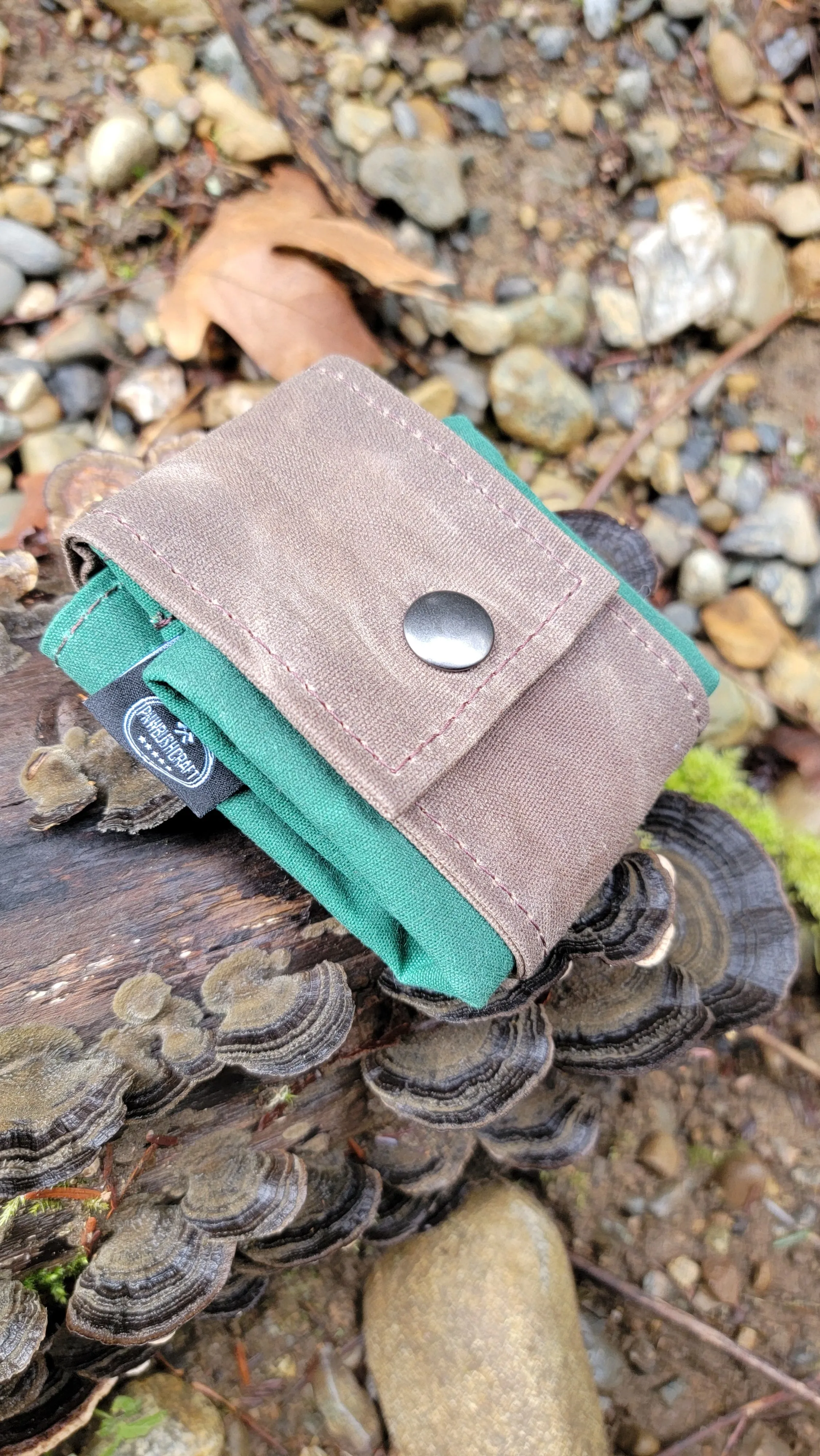 Rugged Waxed Canvas Foraging Bag, Hip Pouch by PNWBUSHCRAFT