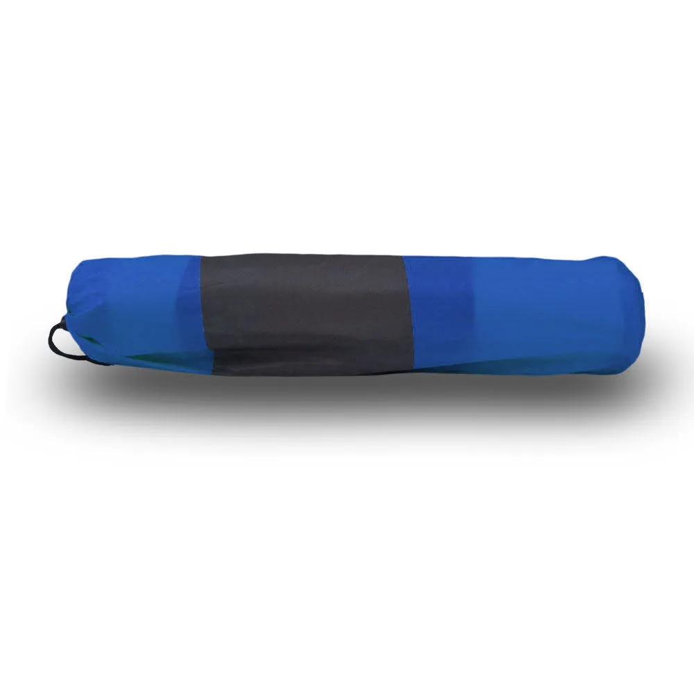 Self Inflating Mattress Sleeping Pad Mat Air Bed Camping Camp Hiking Joinable - blue