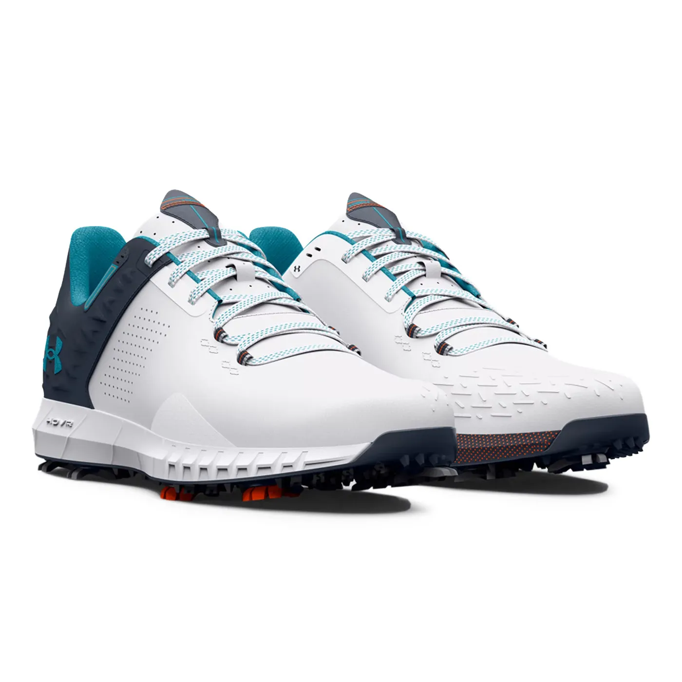 Under Armour HOVR™ Drive 2 Wide (E) Golf Shoes - White/Downpour Grey