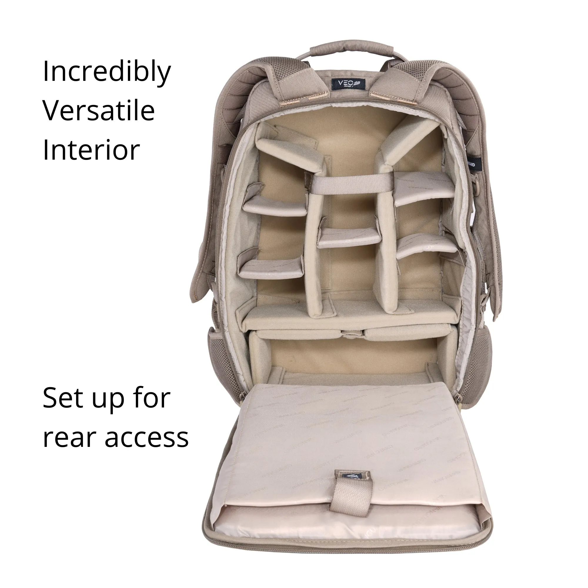 VEO Range T48 BG - 27 Litre Large Tactical Backpack - Stone