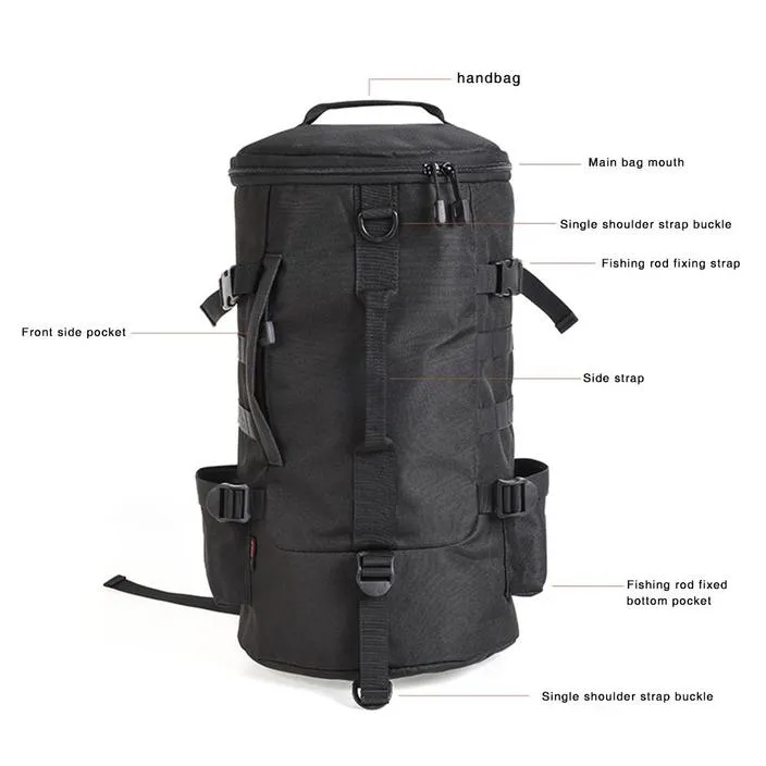 Water-Resistant Fishing Tackle Backpack