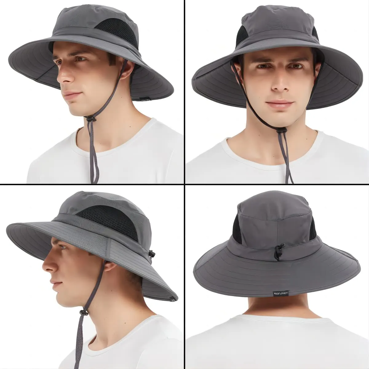 Waterproof Wide Brim Bucket Hat Foldable Sun Hat