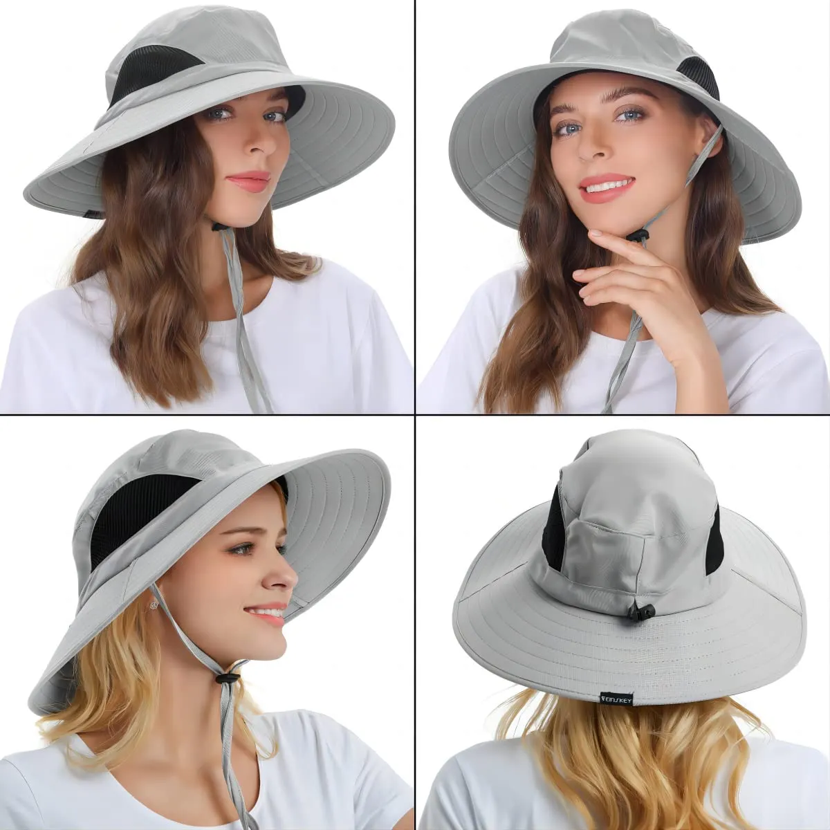 Waterproof Wide Brim Bucket Hat Foldable Sun Hat