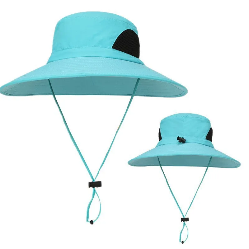 Waterproof Wide Brim Bucket Hat Foldable Sun Hat