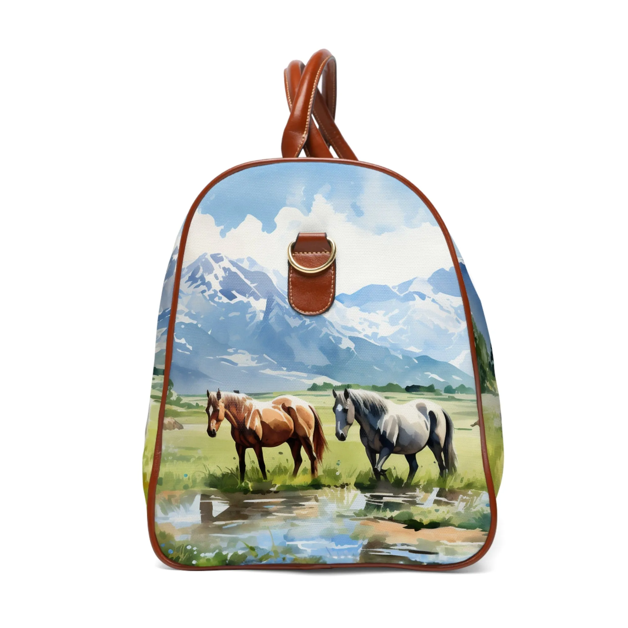 Wild Horses Art Travel Bag - Bigger than most duffle bags, tote bags and even most weekender bags!