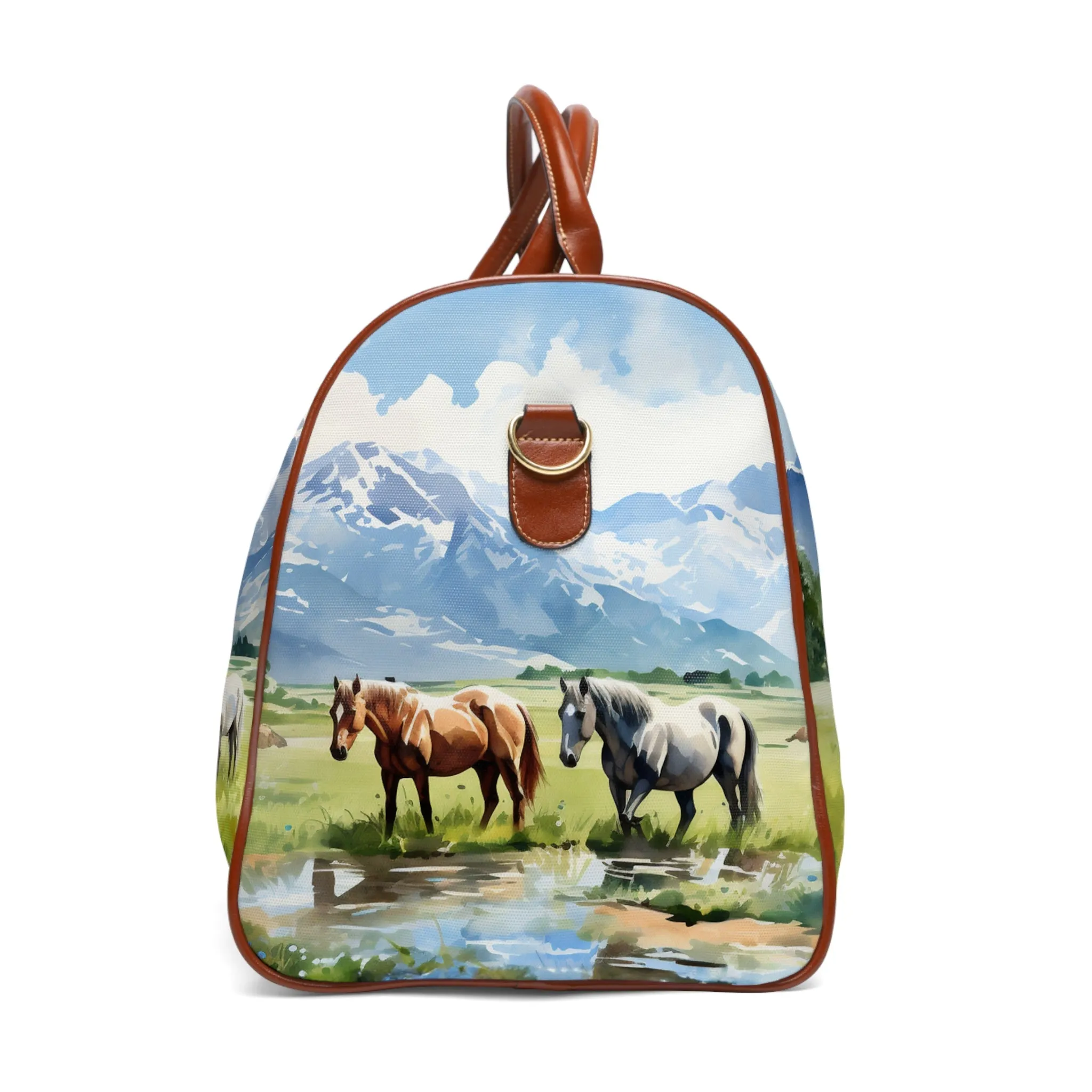 Wild Horses Art Travel Bag - Bigger than most duffle bags, tote bags and even most weekender bags!