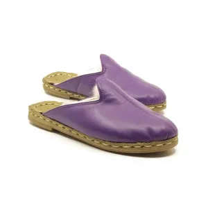 Winter Sheepskin Slippers Purple Women's